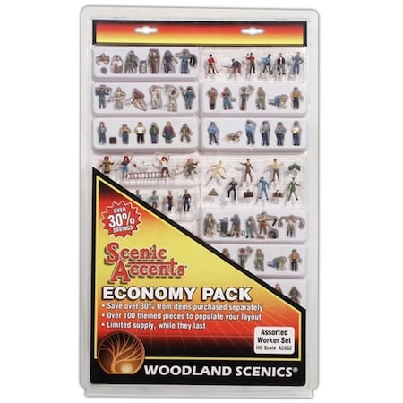 Woodland Scenics HO Worker Set, Assorted WOO2052